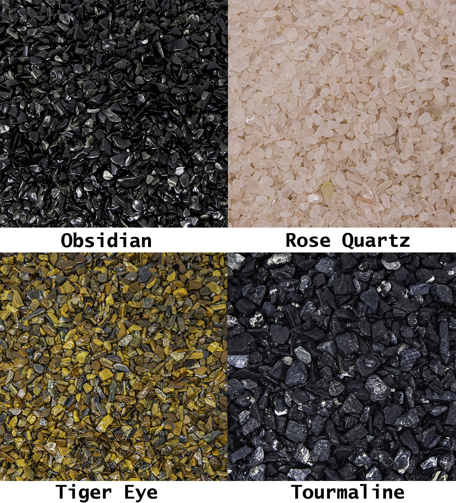 1/2 LB Tumbled Crystal Chips Bulk Gemstone Undrilled Beads Natural Stones