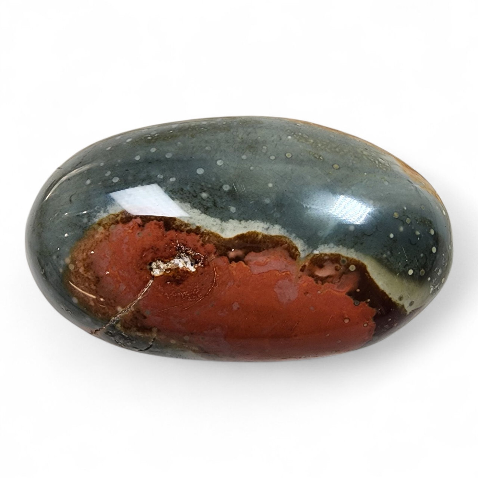 Polychrome Jasper Polished Pebble Madagascar 96.2 grams