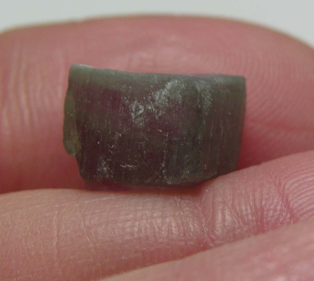 6.35ct Afghan 100%Natural Raw Watermelon Tourmaline Crystal Specimen 1.30g 11mm