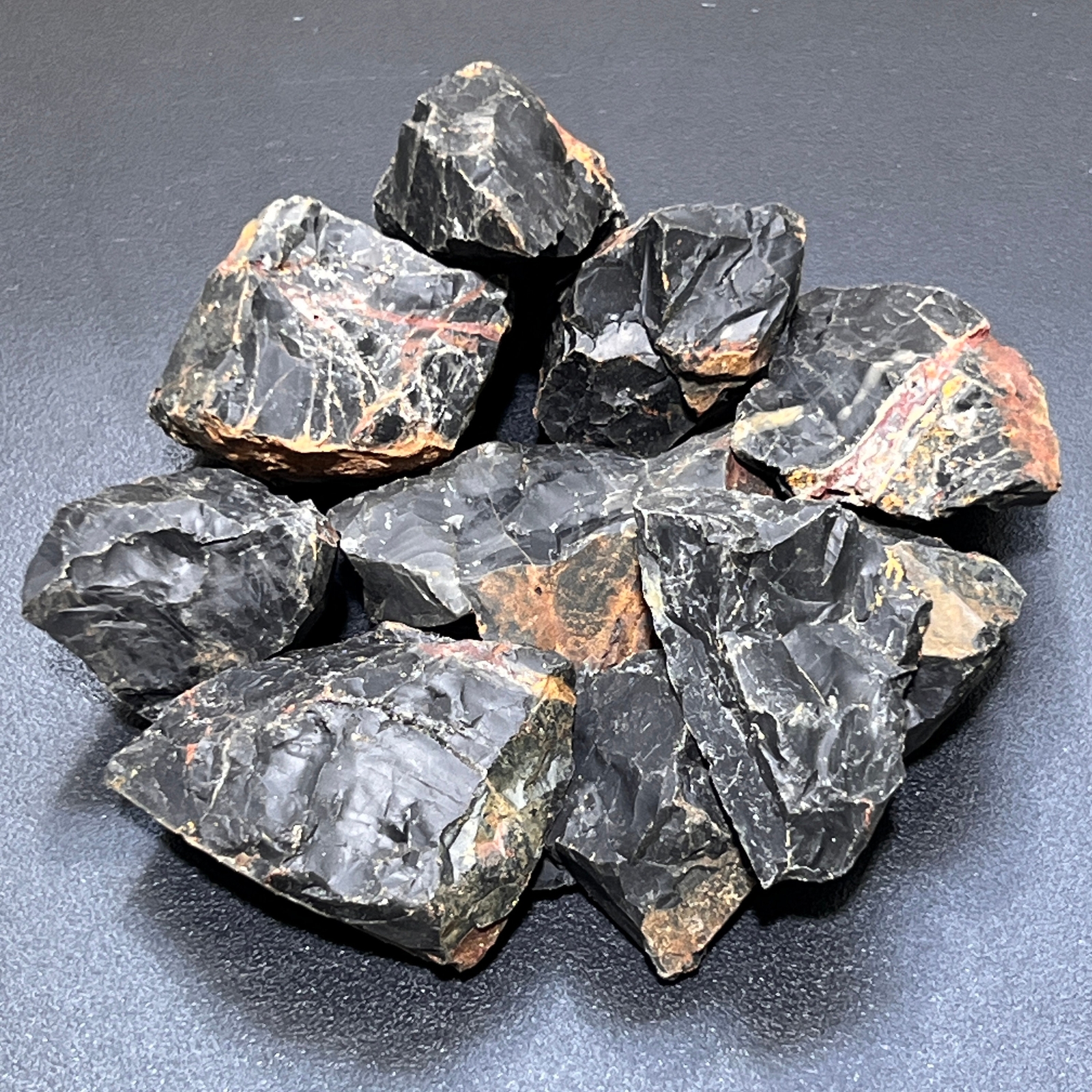 Large Black Onyx Rough Raw Stones (By The Piece or Pound) Wholesale