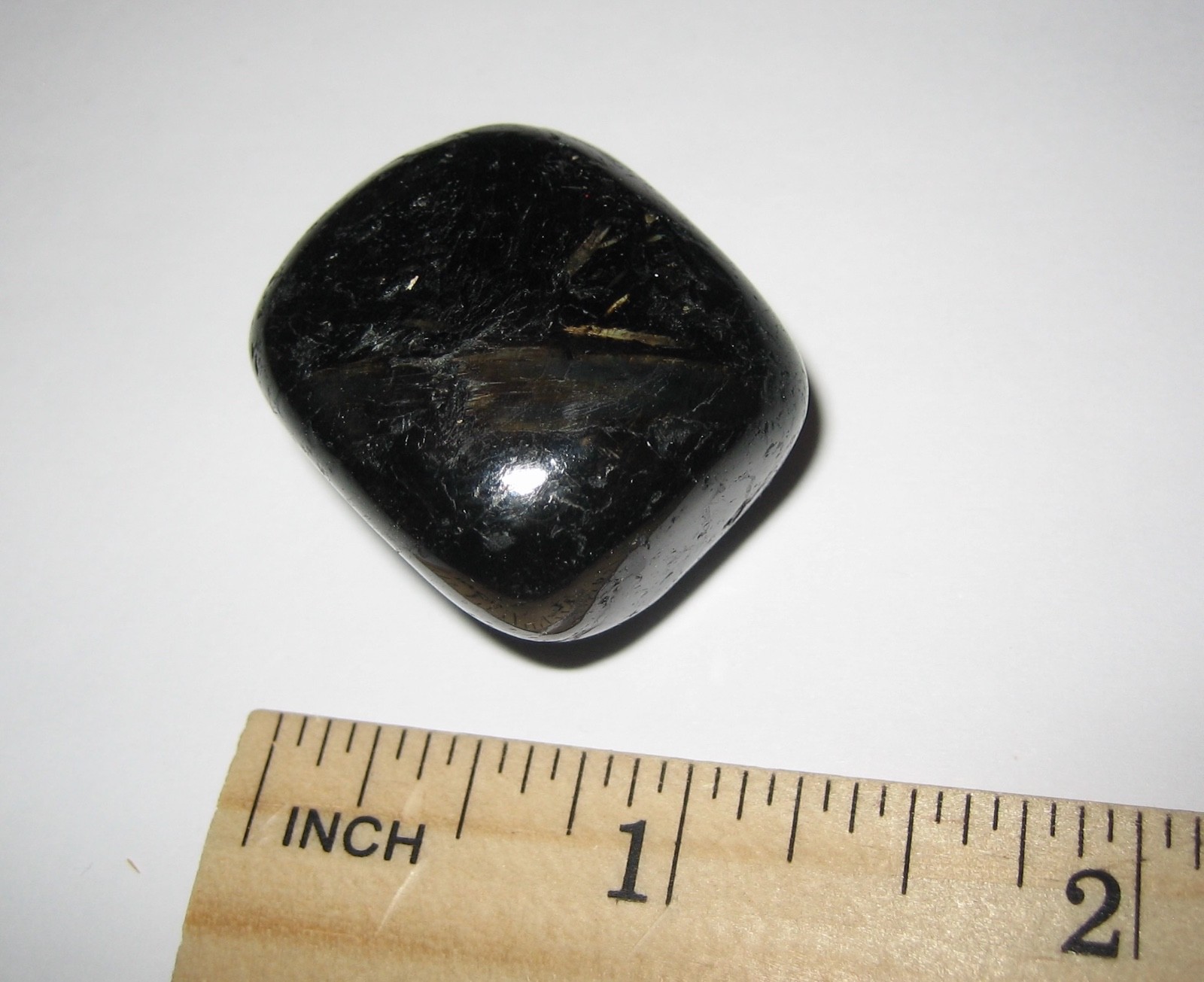 1.2″ RARE TUMBLED POLISHED AUTHENTIC NUUMMITE STONE FROM GREENLAND 36.8grams *3