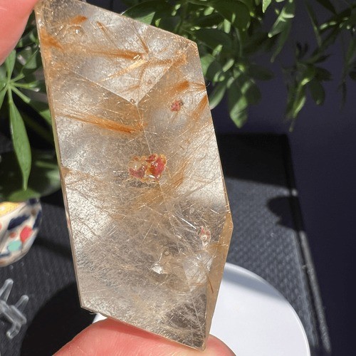 Golden Rutilated Quartz Crystal Freeform
