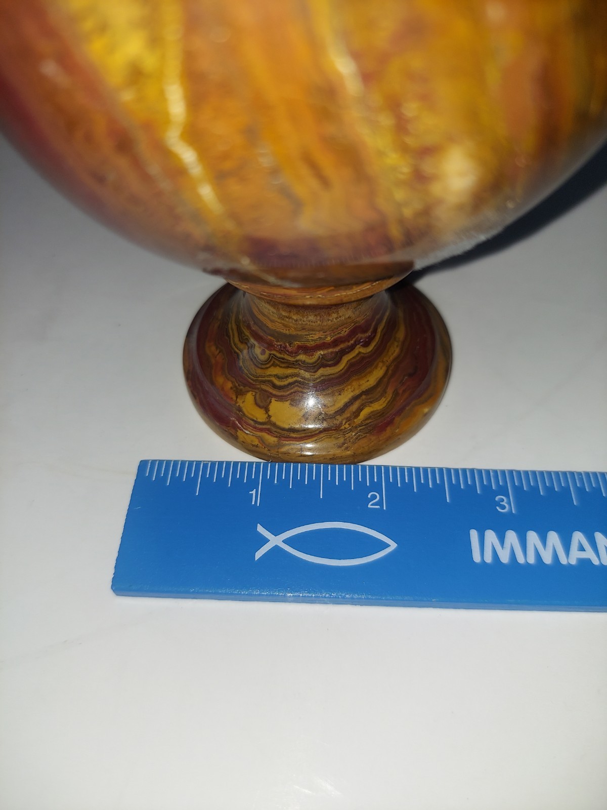 Beautiful natural Ocean Jasper Orbicular Sphere Reiki Crystal Ball.