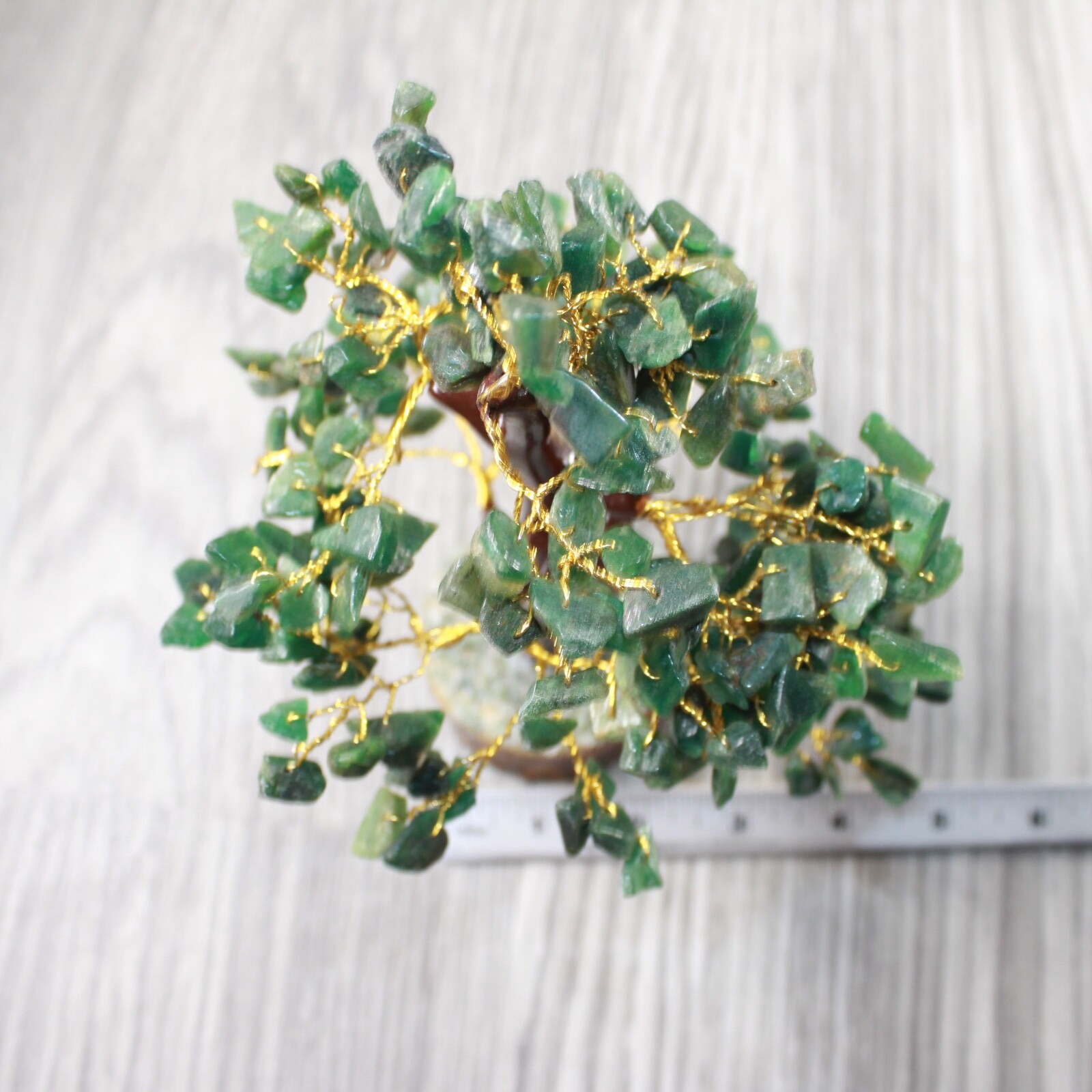 1 Aventurine Chip Tree About 9 Inches Tall #0956