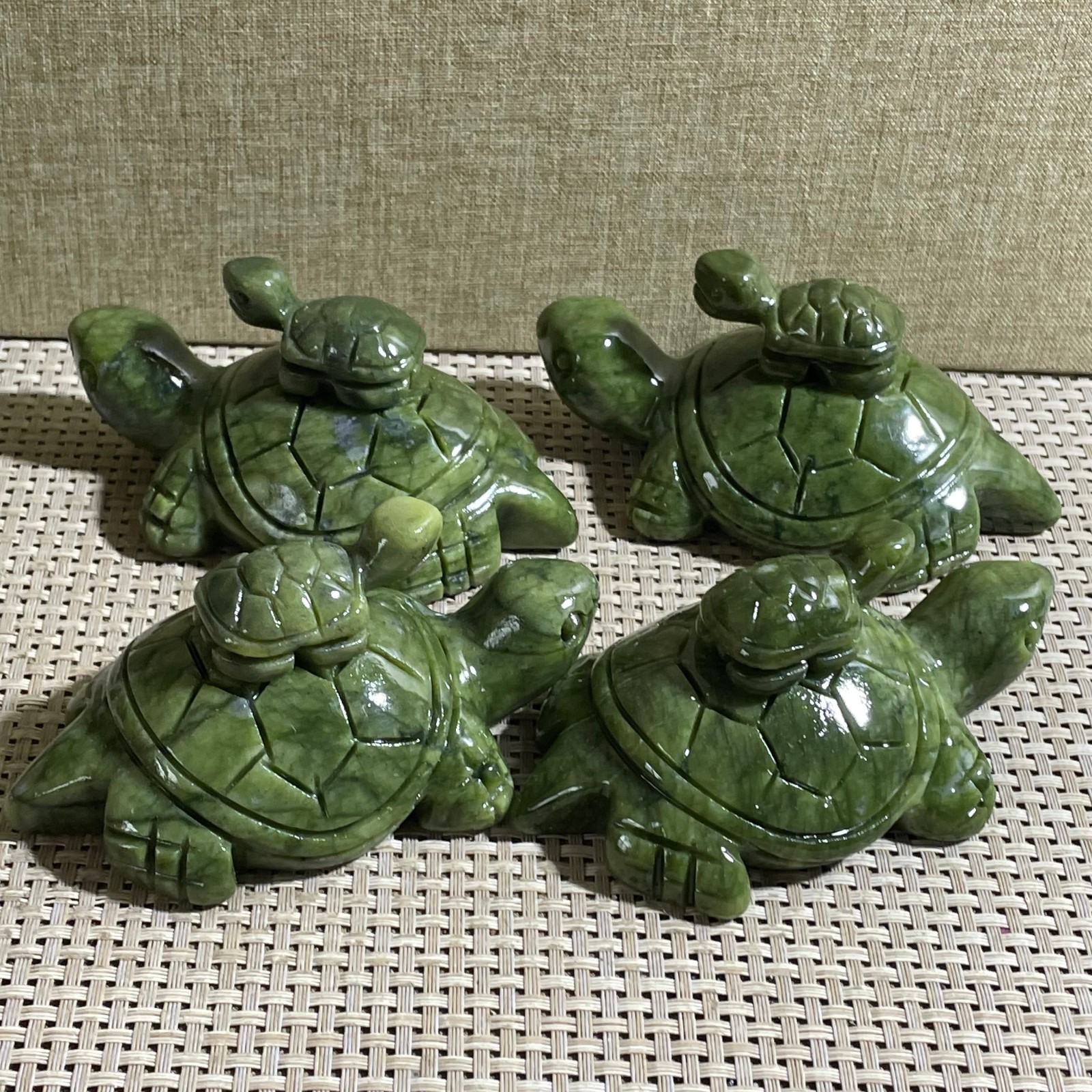 1pc hsiuyen jade Quartz Hand Carved tortoise skull Crystal Healing