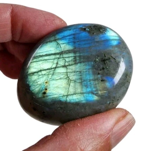 Labradorite Polished Pebble Stone Madagascar 65.5 grams