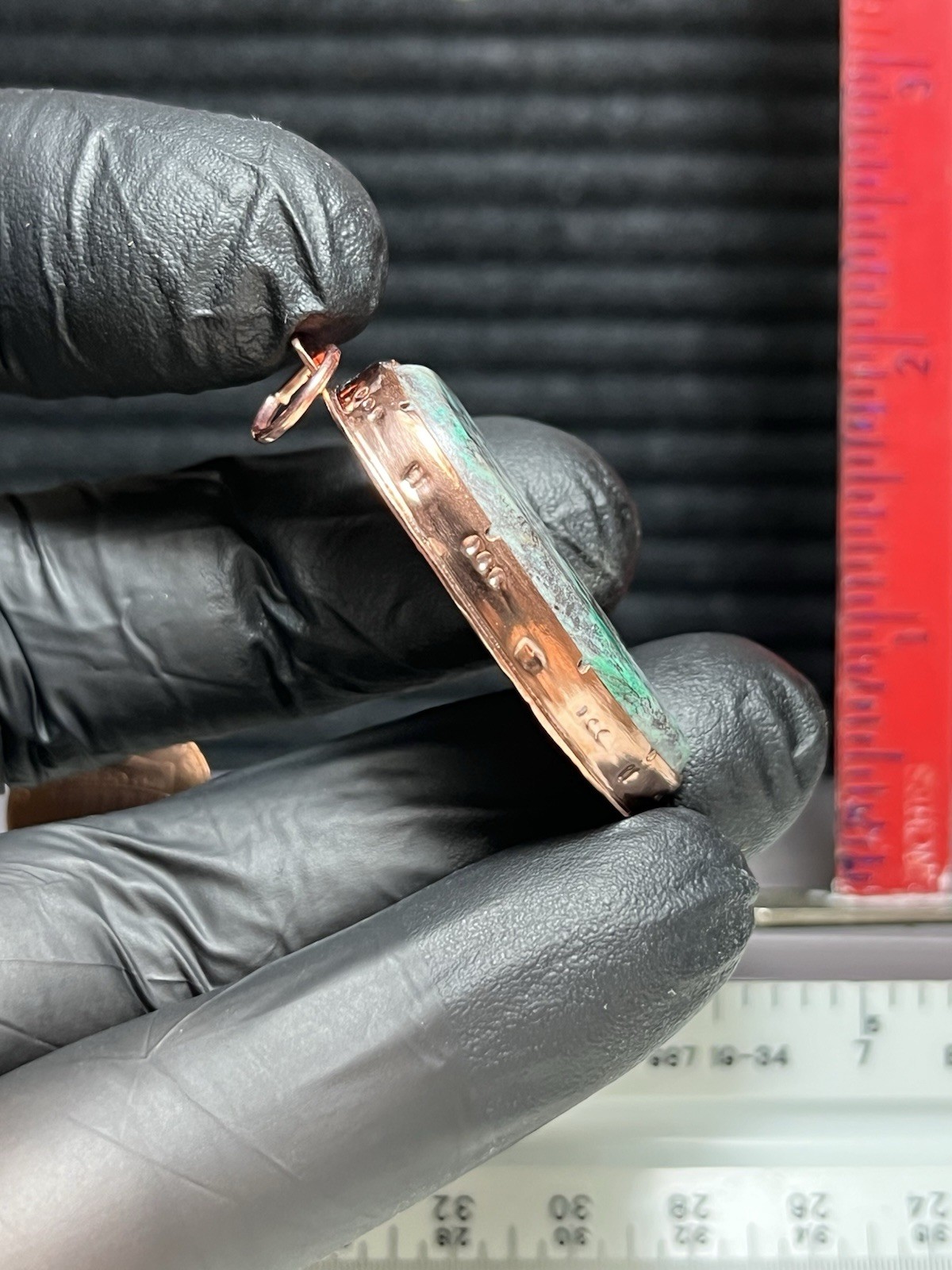 Chryscolla/copper Pendant/J93