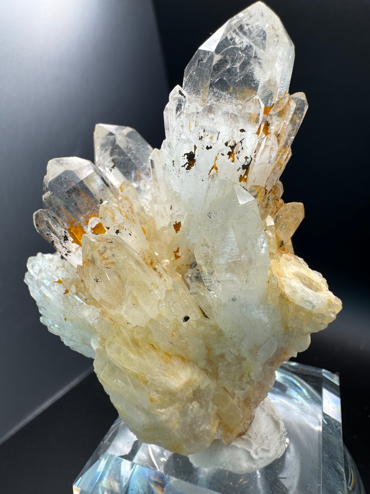 6069 Pineapple Quartz with Excellent Points and Clarity 74g Madagascar