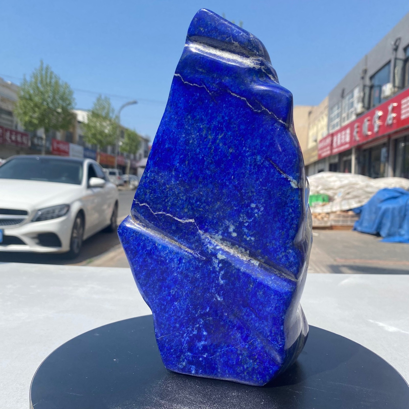 8.2LB Natural Stone Lapis Lazuli Freeform Polished Crystal Mineral Specimen