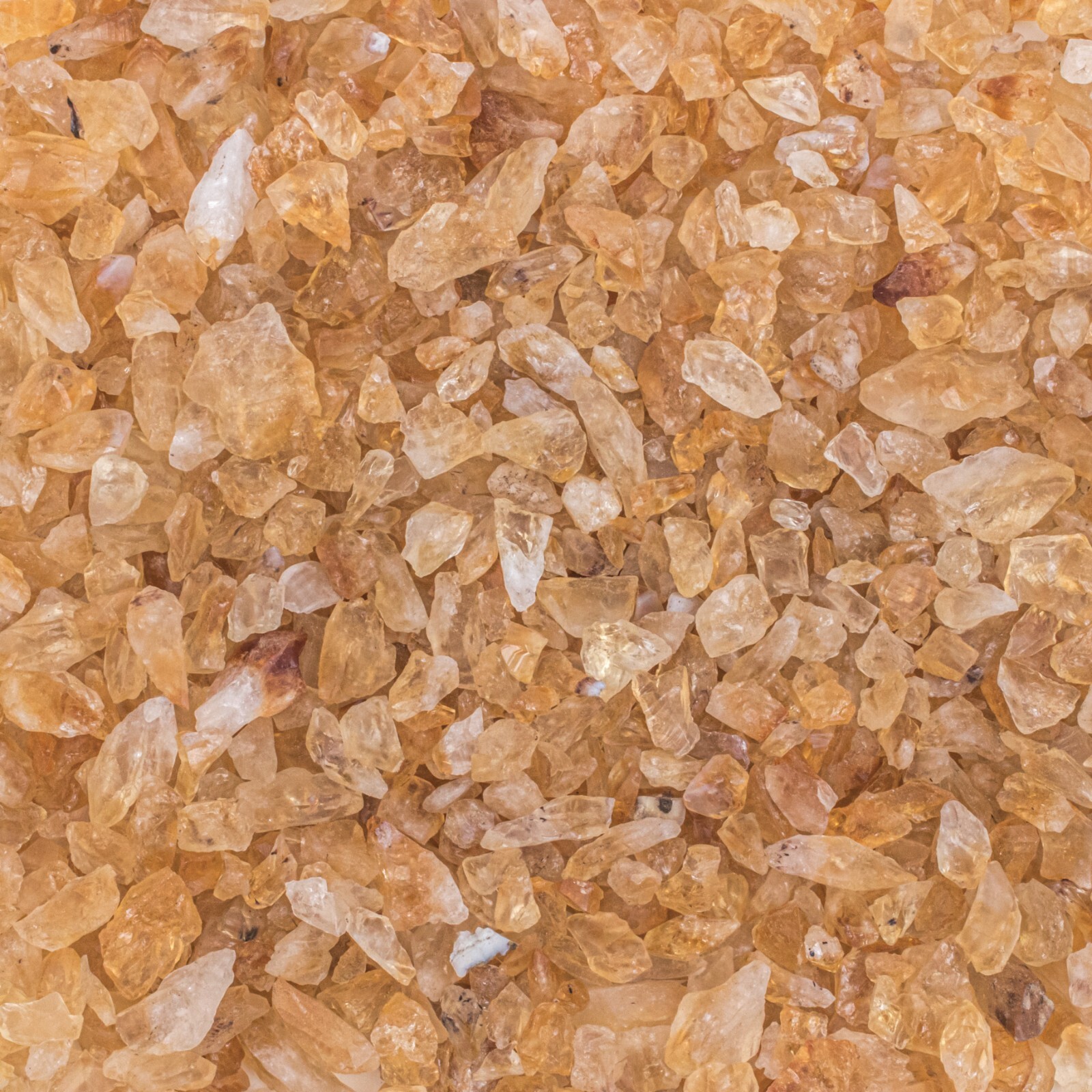 1/2 lb Small Raw Crushed Citrine Crystal Pieces Golden Yellow Gemstone Rough Gem