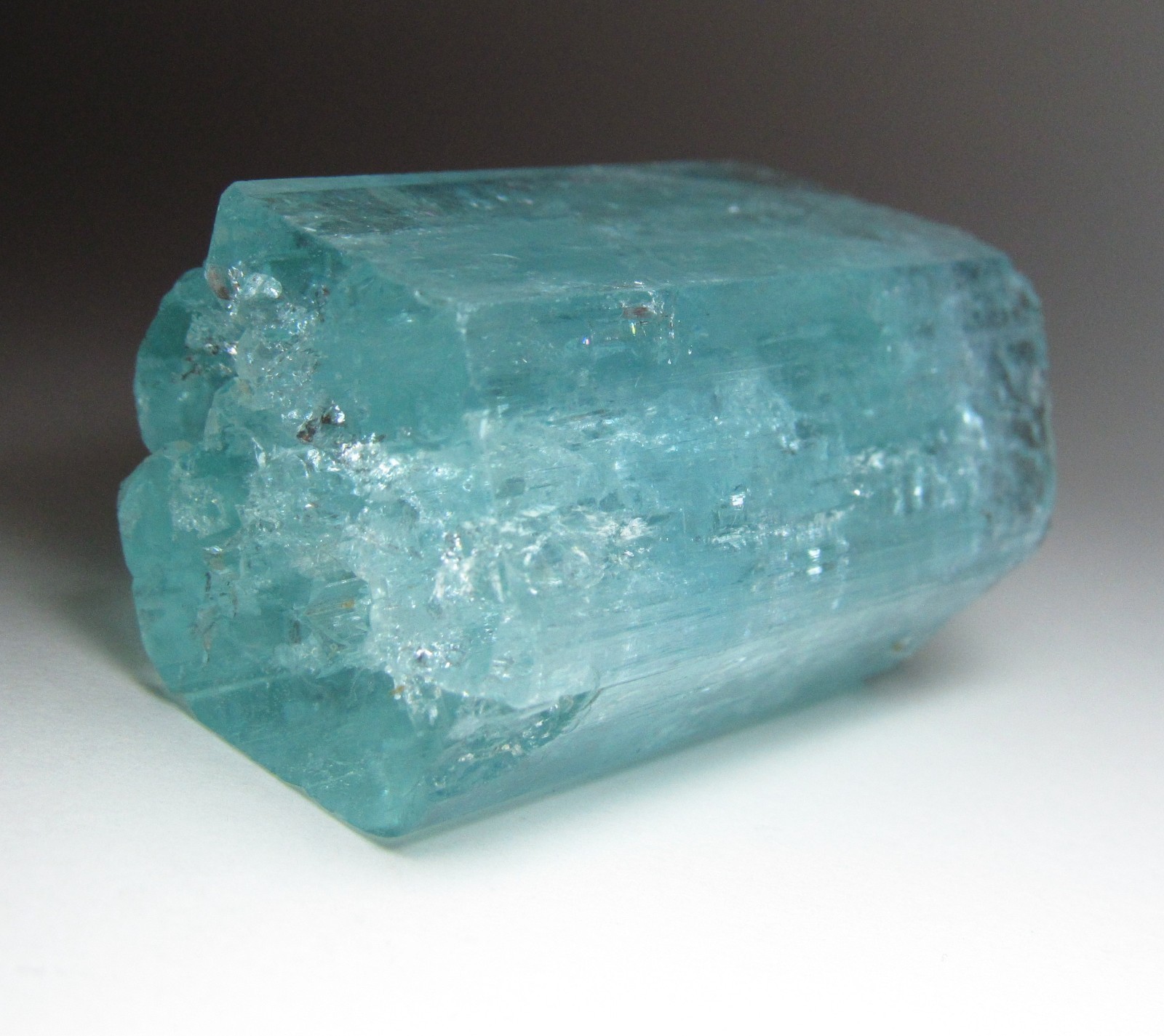 MESMERIZING IRIDESCENT AQUA BAND AQUAMARINE BERYL CRYSTAL!!! NIGERIA NEW FIND