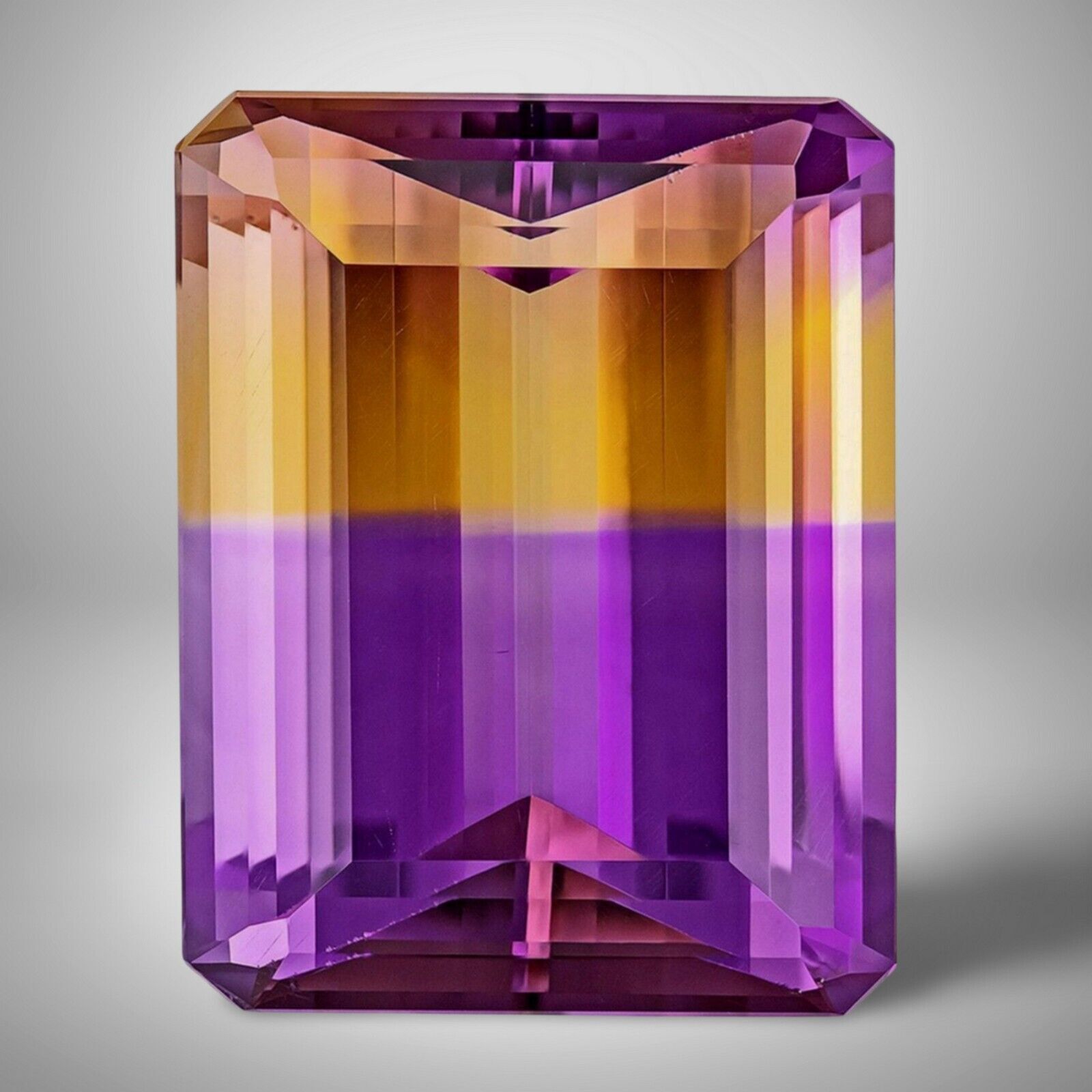 Ametrine Octagon Cut Gemstone 0.60 Cts – 6×4 mm Flawless Precious Jewelry Gem