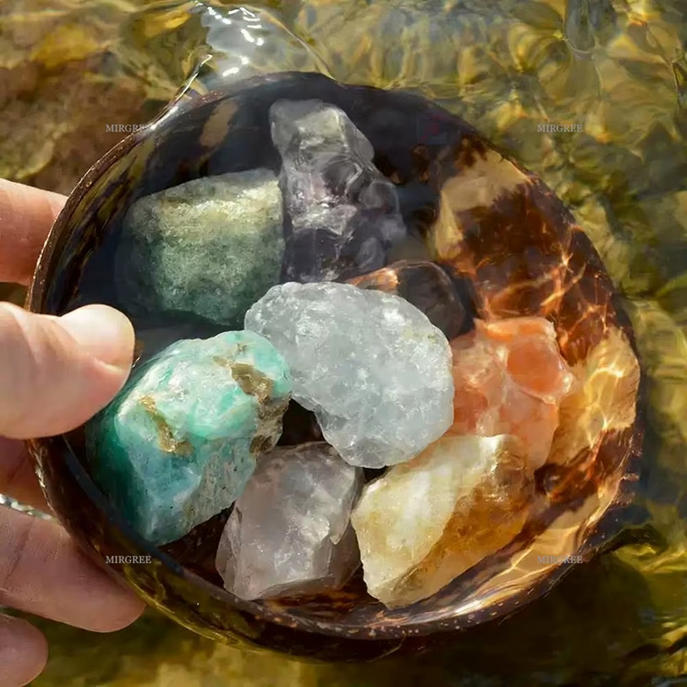 50/100/150/200/300g Healing Stone Set Natural Rough Chakra Stones Accessory NEW