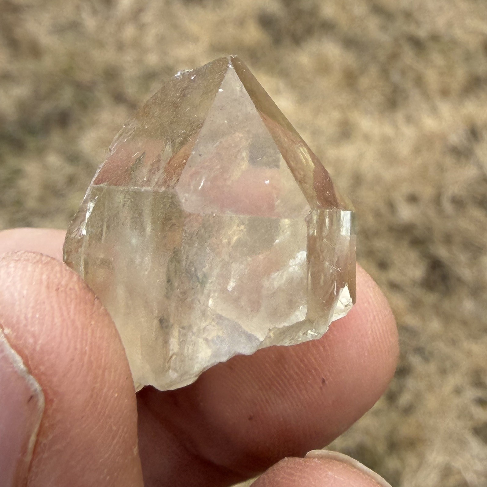 Natural Citrine Point 14.25 grams Approx ex Congo read Desc