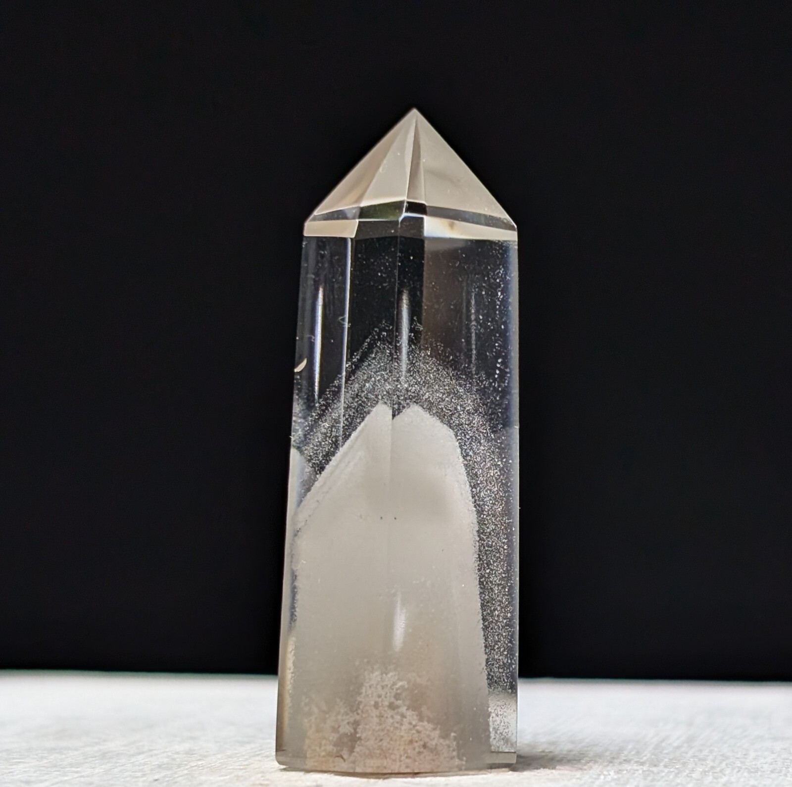 Clear Quartz Tower Phantom Mountain White Garden Crystal Gemstone Point Chakra
