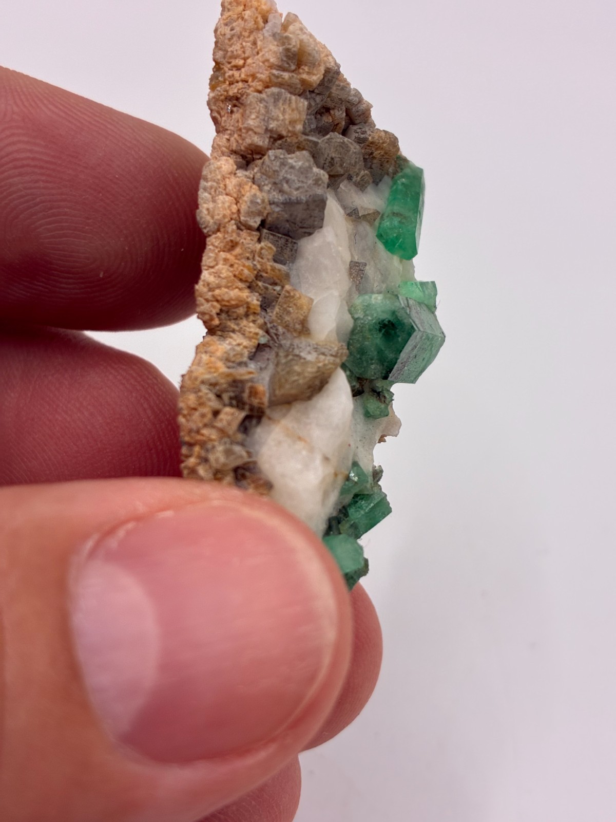 Rough Crystal Colombian Emerald Raw Matrix Collector Piece, Natural Not treament
