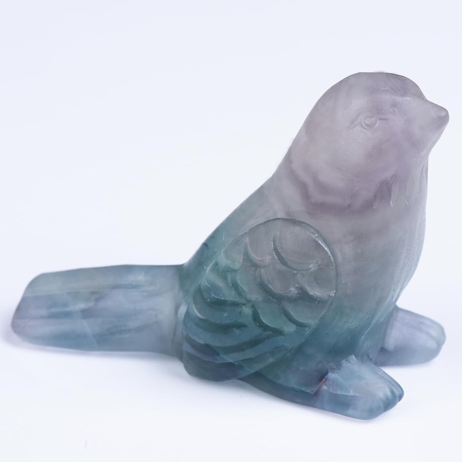 Unique Fluorite Bird Figurine – Thoughtful Gift for Birthdays & Anniversaries