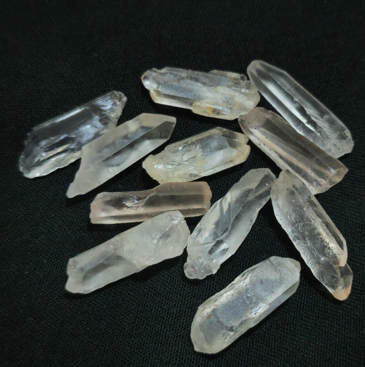 Wonderful Fine Crystal Quartz Raw 11 Pcs Lot Size 25-27 MM Rough Loose Gemstone
