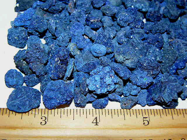 Azurite crystal roses all natural clusters Ajo,Arizona 1/4-5/8 inch 8 piece lot
