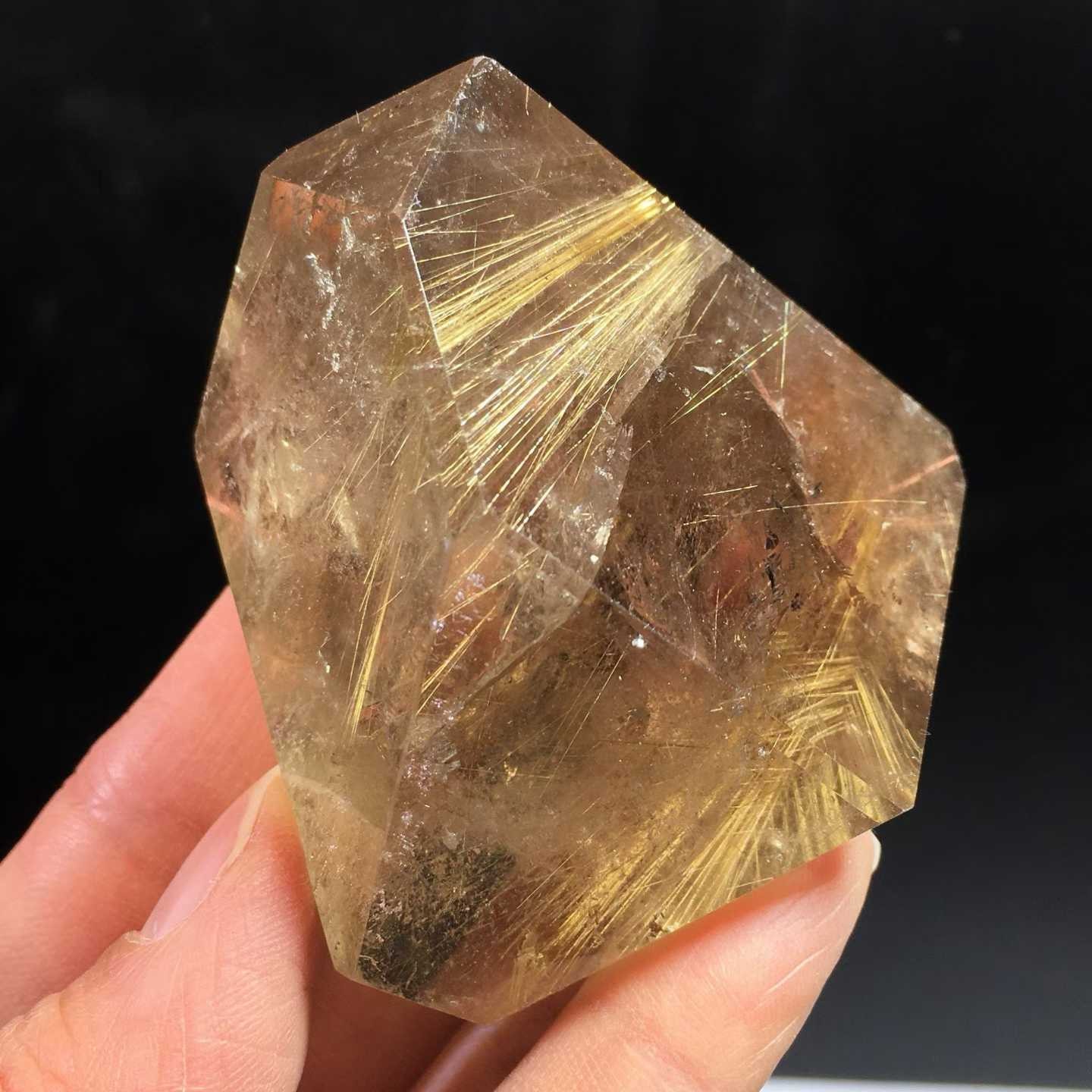 115g Natural hair crystal quartz mineral freeform crystal healing Reiki