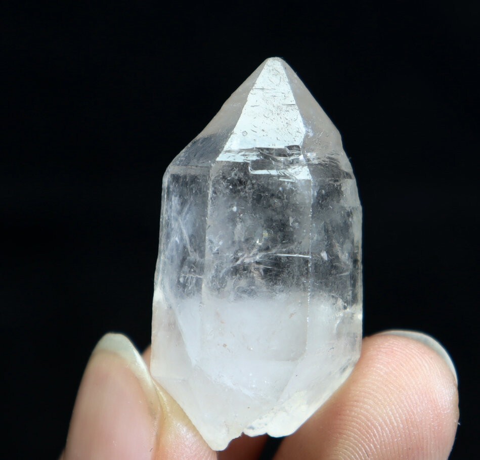 Natural Herkimer Diamond Quartz Crystal Stone Point Healing Mineral Specimen