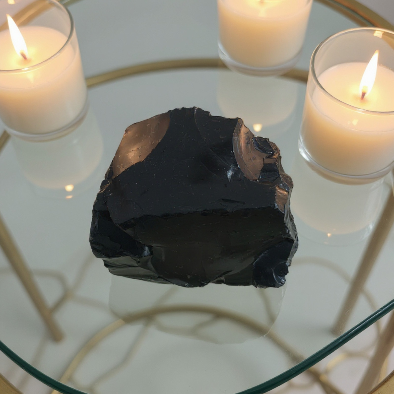 Premium 1025-1150CT Black Obsidian Raw Specimen | Natural Rough Healing Stone