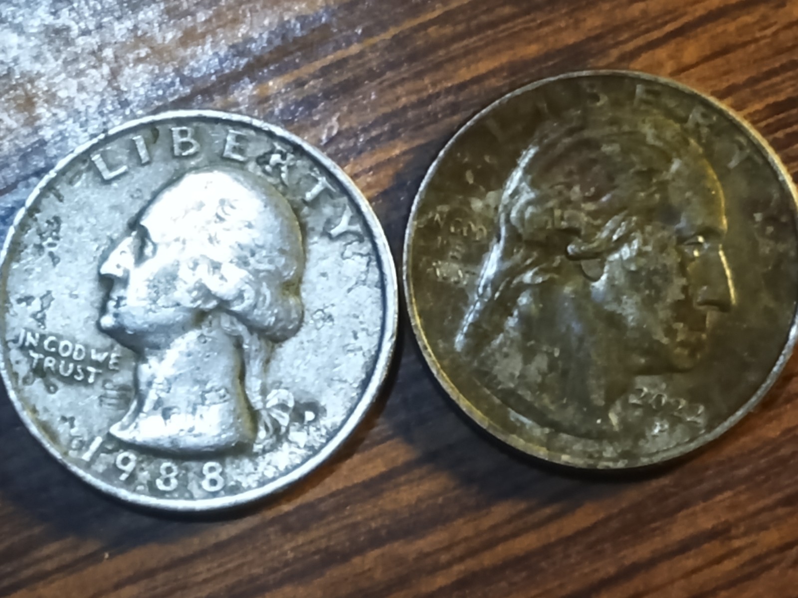 quarters errors in Cod we trust 1988 2022 quarters