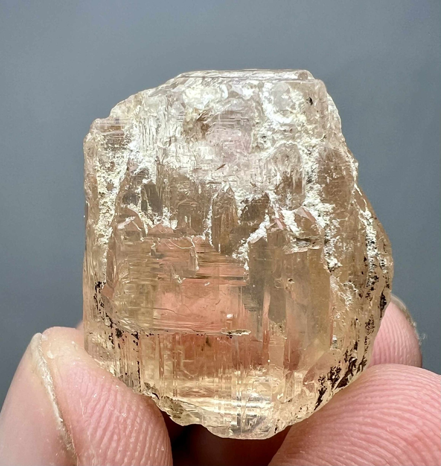 118 Carat Natural !!! Eye Clean Top Honey Color Topaz Huge Crystal @PAK
