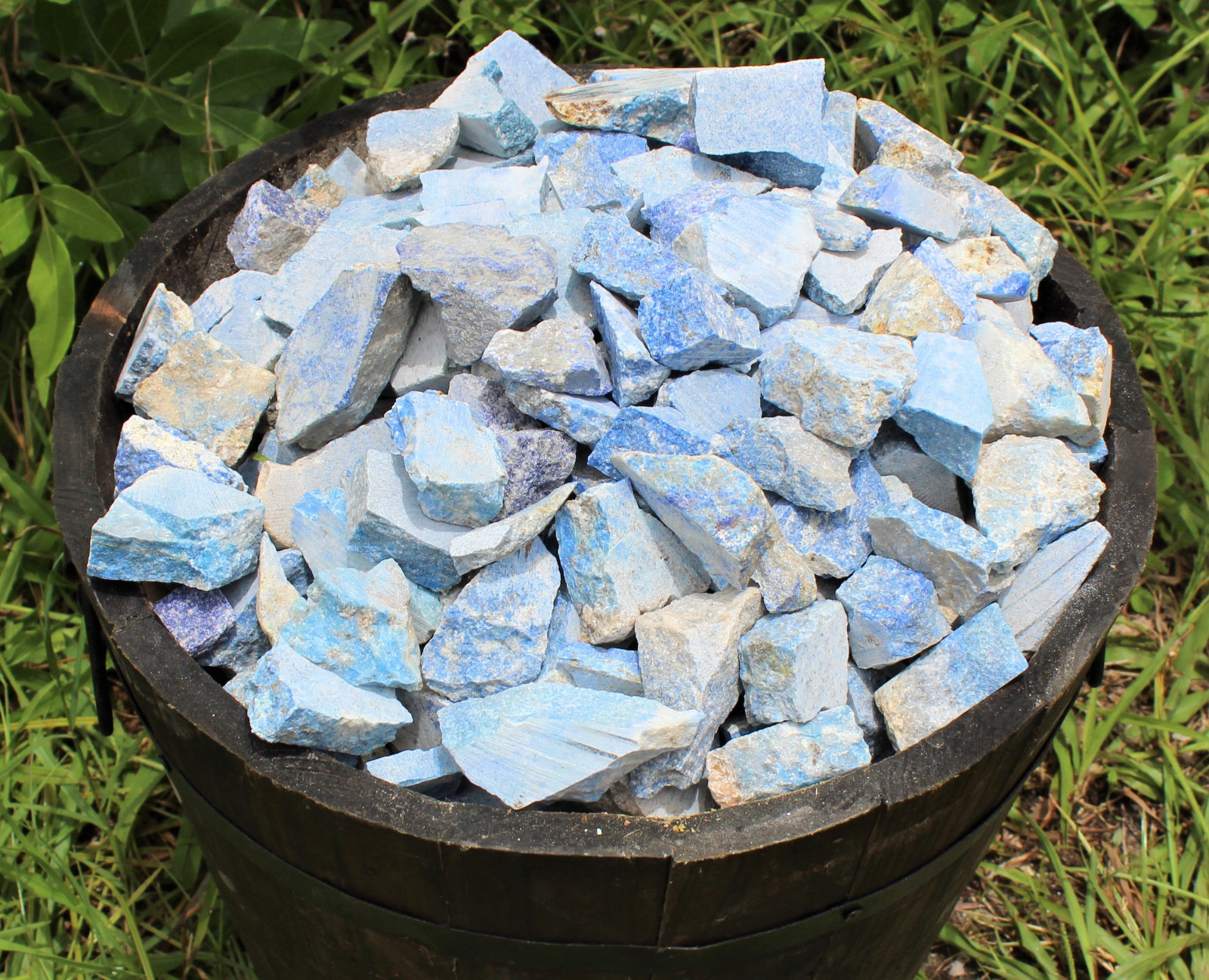 Natural Rough Lapis: 1 Piece (Blue Raw Crystal Gemstone Specimen)