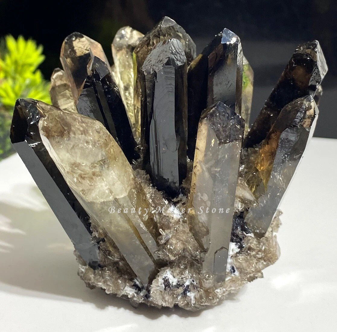 2025 300G New Find Large Smoky Quartz Crystal Healing Cluster Rocks Specimens