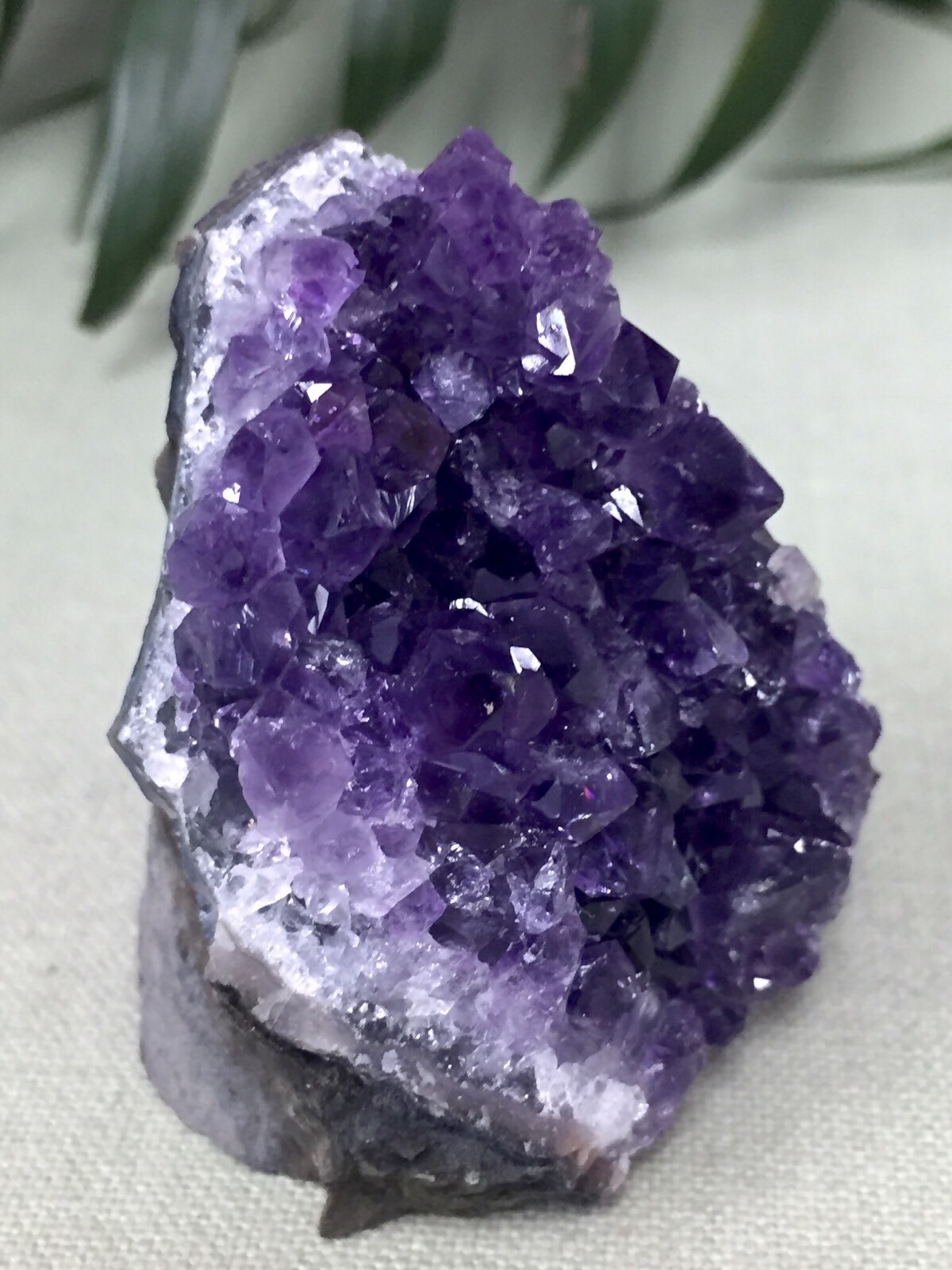 Amethyst Cluster Geode Crystal Quartz Cut Base Purple Amethyst Specimen Uruguay