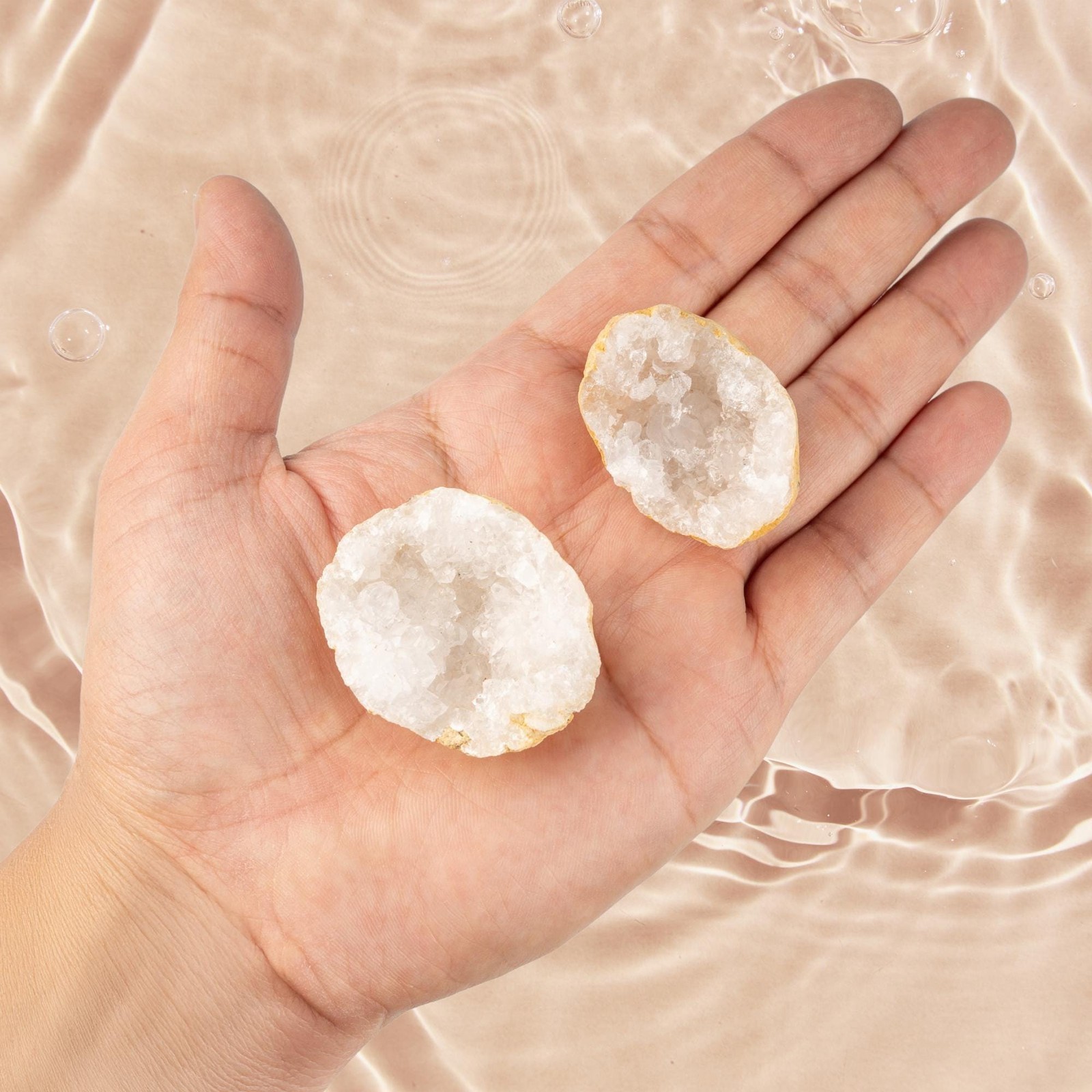 Break Your Own Geodes, Natural Quartz Geode 1.5-2″, Meditation, Crystal Gift