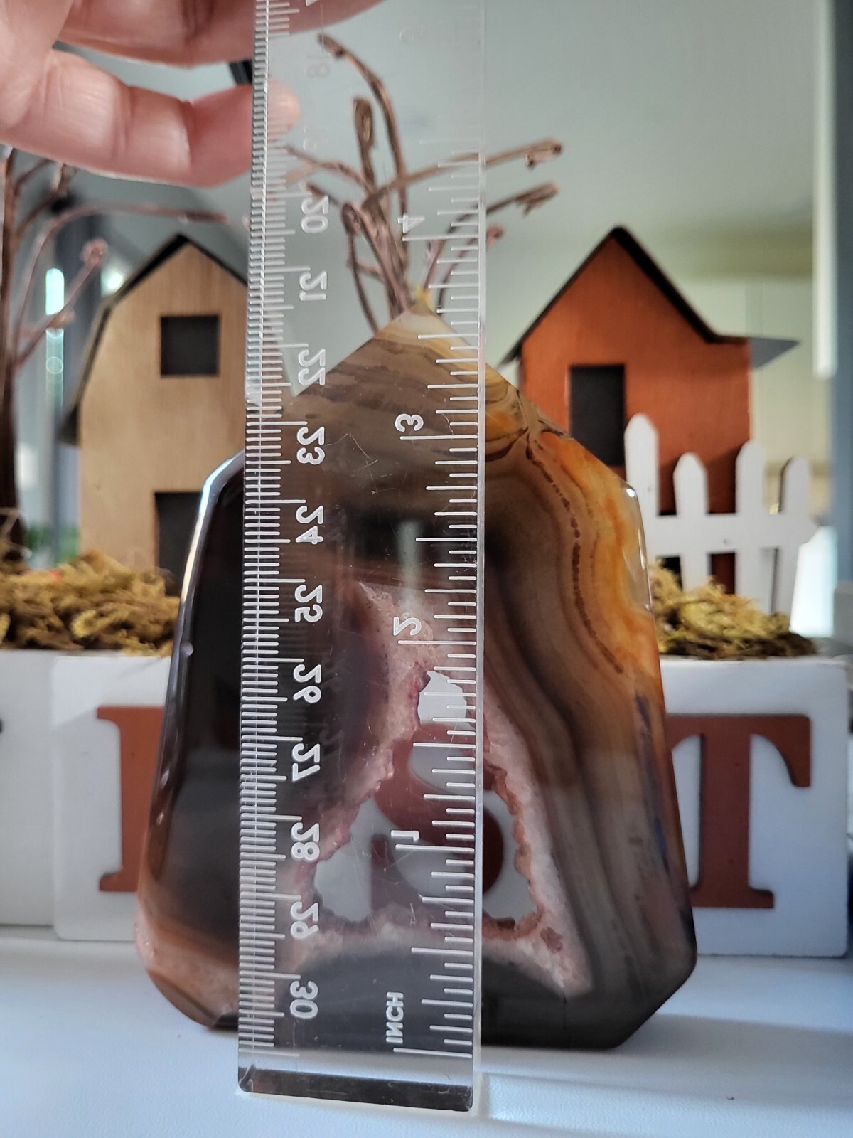 Carving Carnelian Tower Reiki Crystal 2199