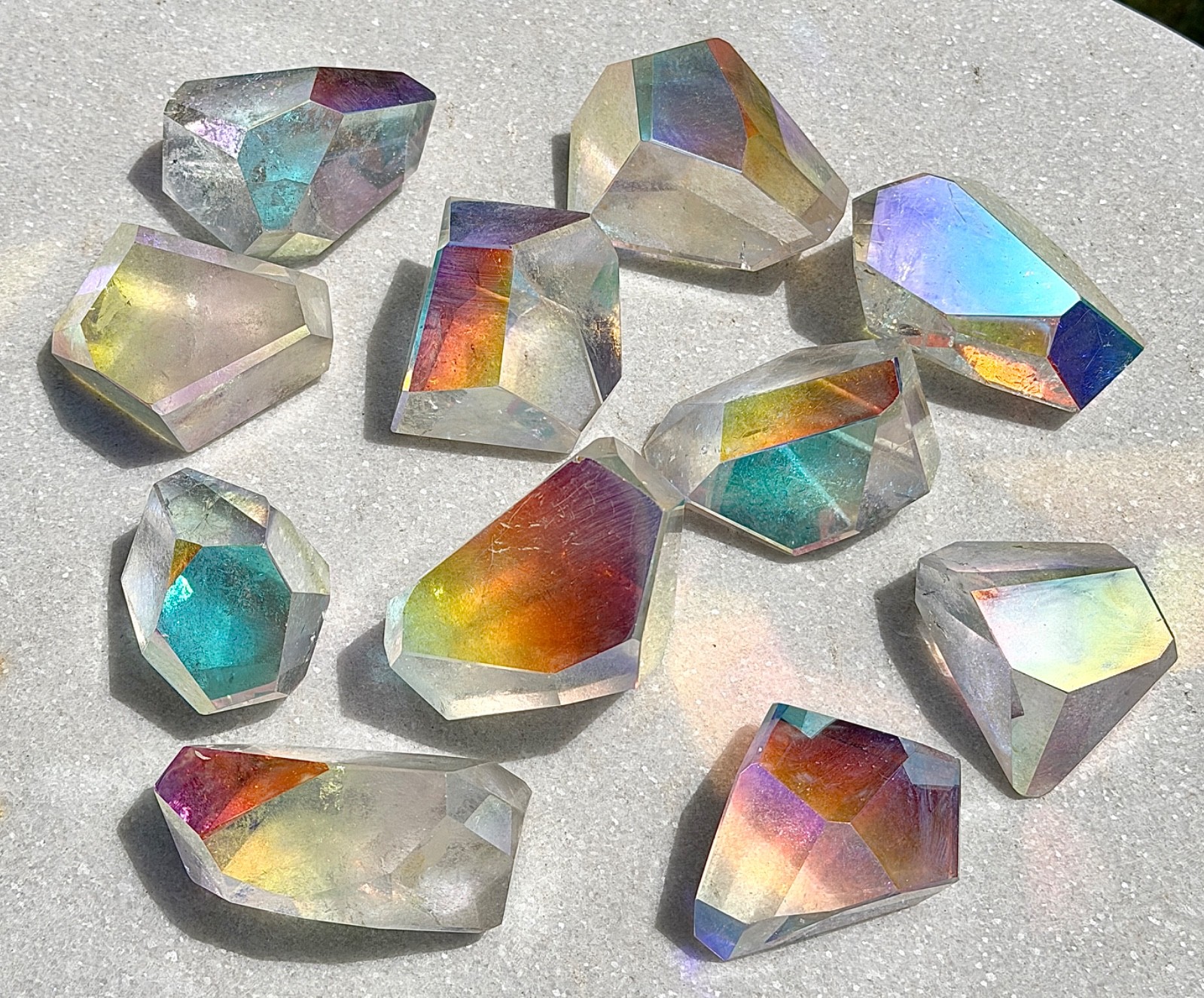 Wholesale Lot 2 Lbs Angel Aura Quartz Freeform Crystal Healing Energy