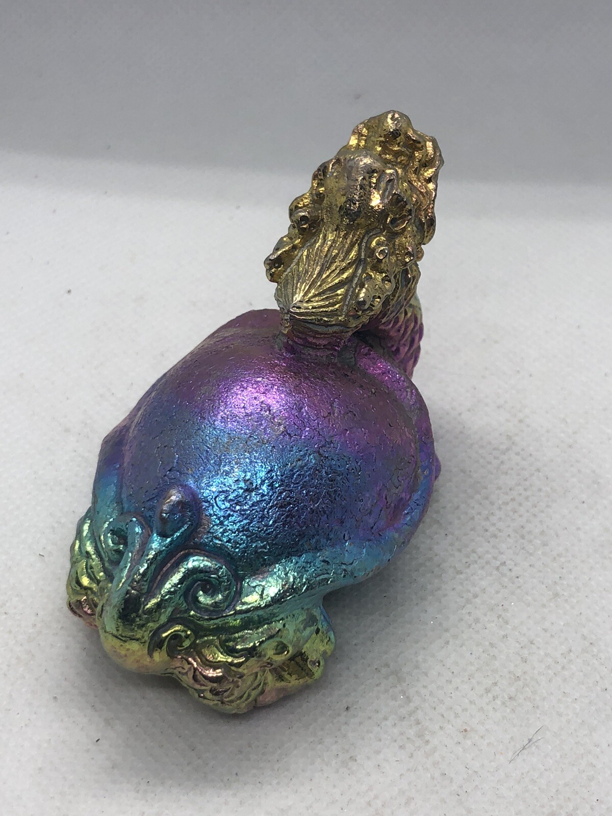Bismuth Crystal Chinese Dragon Turtle