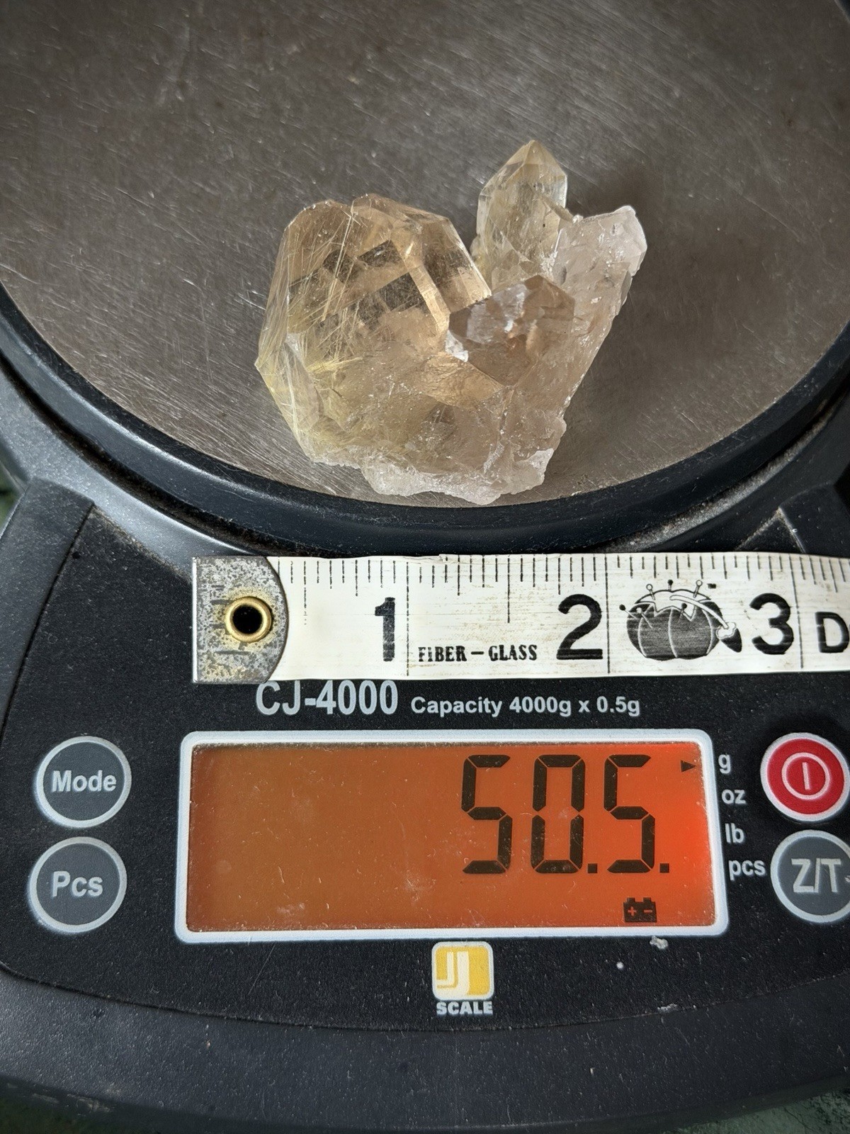 Rutilated Quartz Crystal Gold Rutile Inclusion Quartz Druzy Quartz Brazil