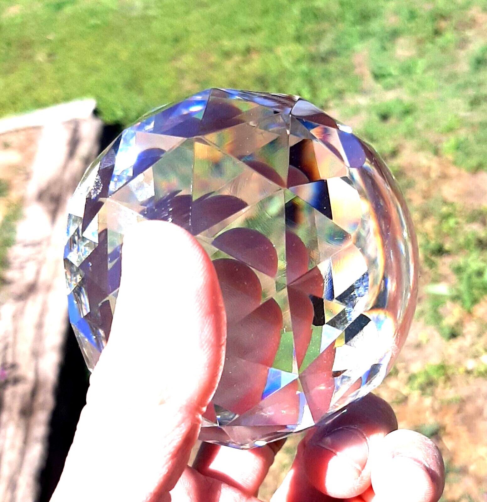 3 Clear Cut Crystal Ball Set/50&60&80mm/K9 Faceted Gazing Ball From US
