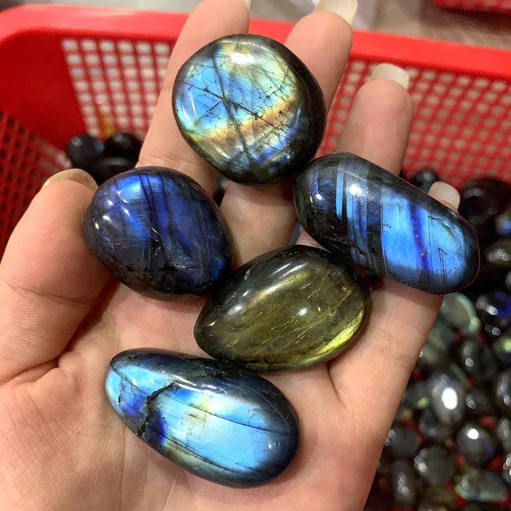 Natural Colorful Labradorite Stone 10-20g/20-30g/30-50g Home And Garden Ornament