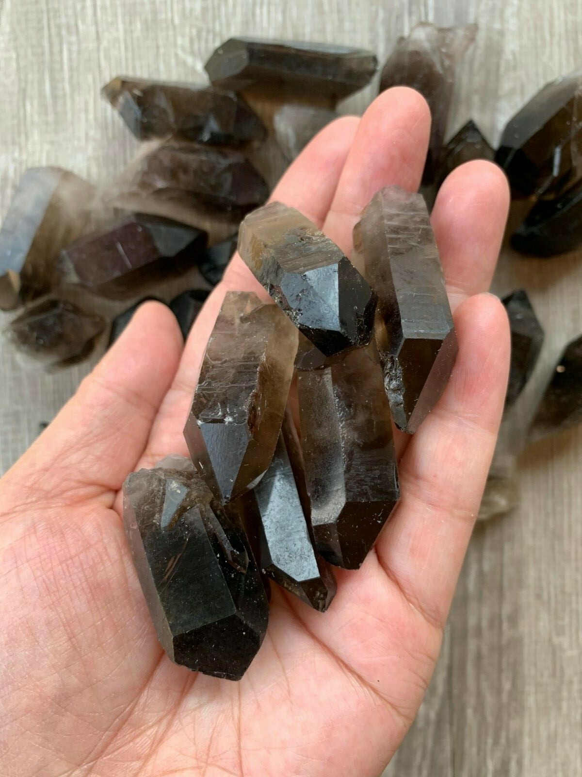 Natural Smoky Quartz Crystal Points, Smoky Quartz Crystal Point, Wholesale Lot