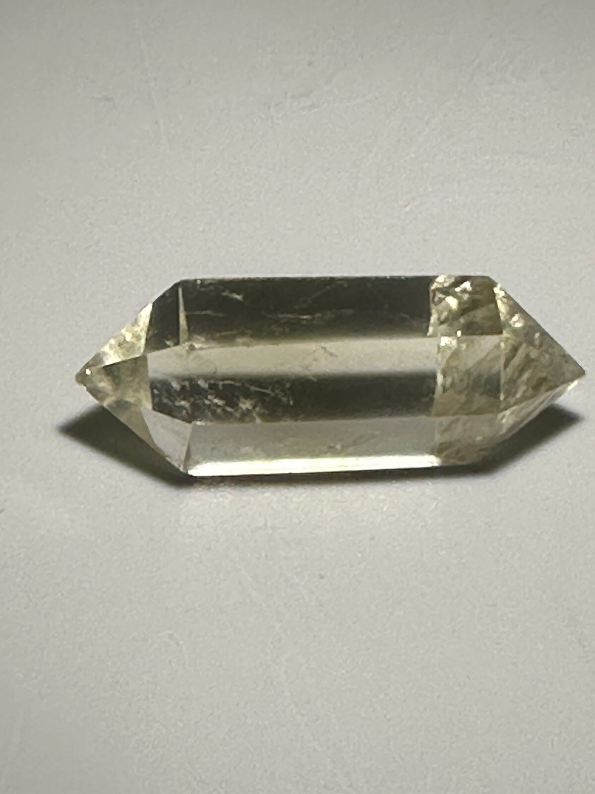 46mm 19 grams Polished Citrine Double Terminated Point Crystal Healing