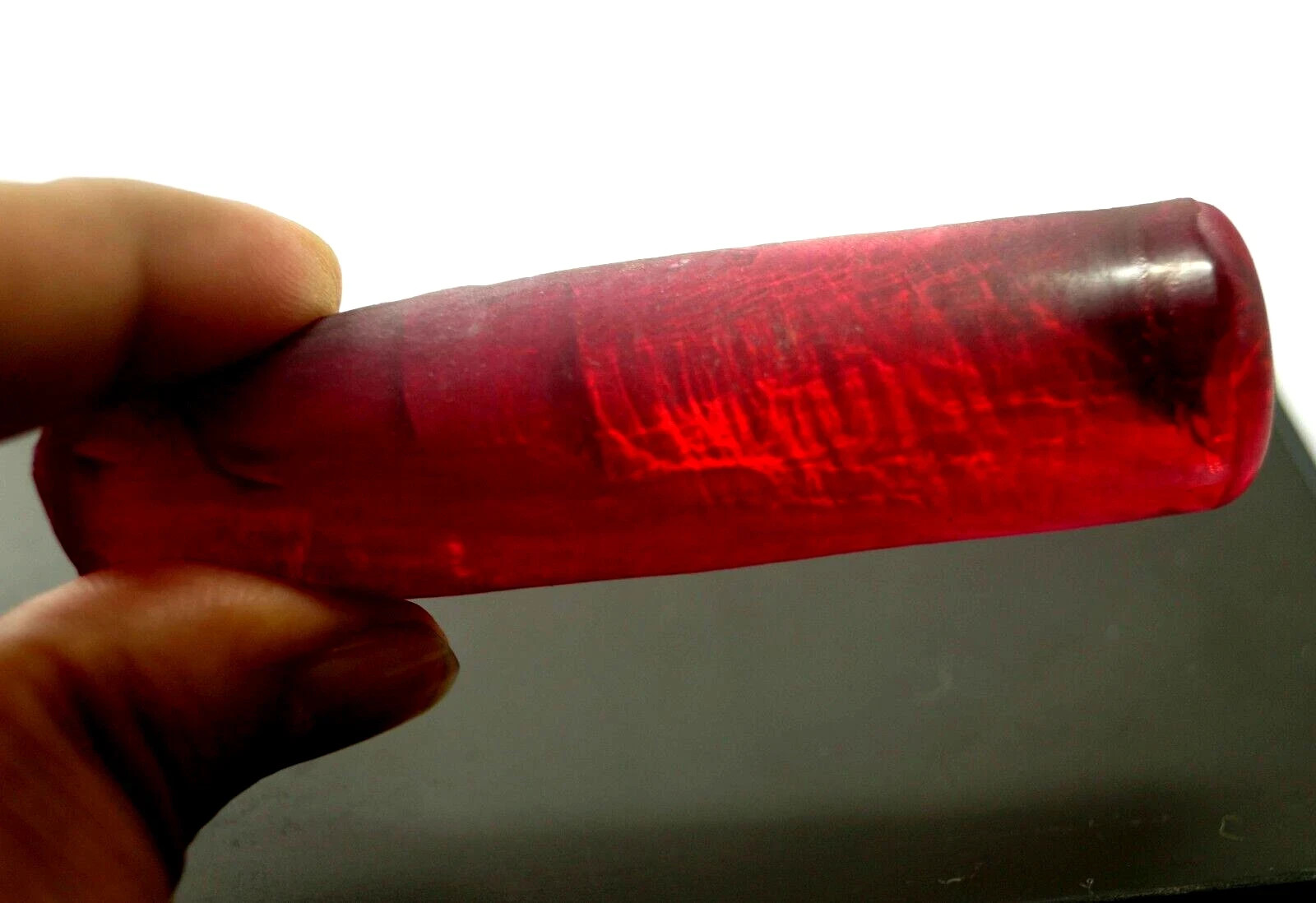 New 100 CT+ Natural Huge Red Painite Rough Burmese Facet Untreated Lose Gemstone