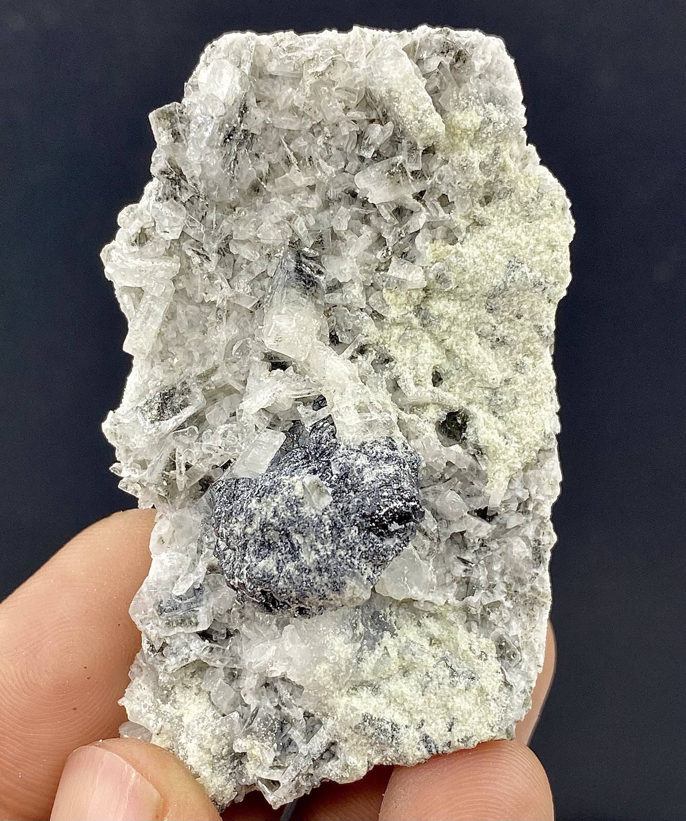 Hematite Crystal Specimen/ Sparkling Metallic Mineral, Pakistan 51 Gram