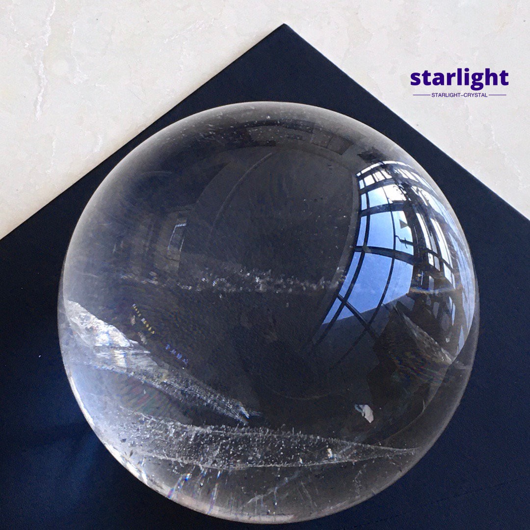 15.3LB Natural Clear Quartz Sphere Large Crystal Ball Reiki Healing