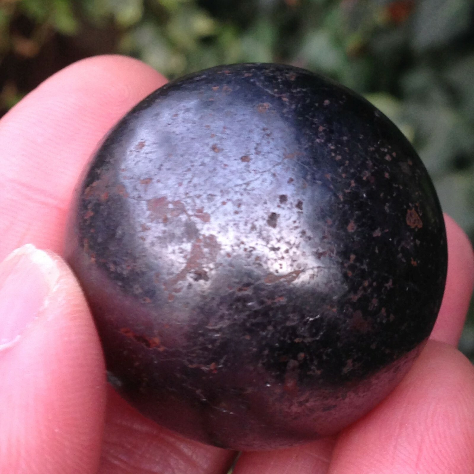 Haematite Crystal Sphere Ball Power Attraction Personal Magnetism 114g 3.57cm