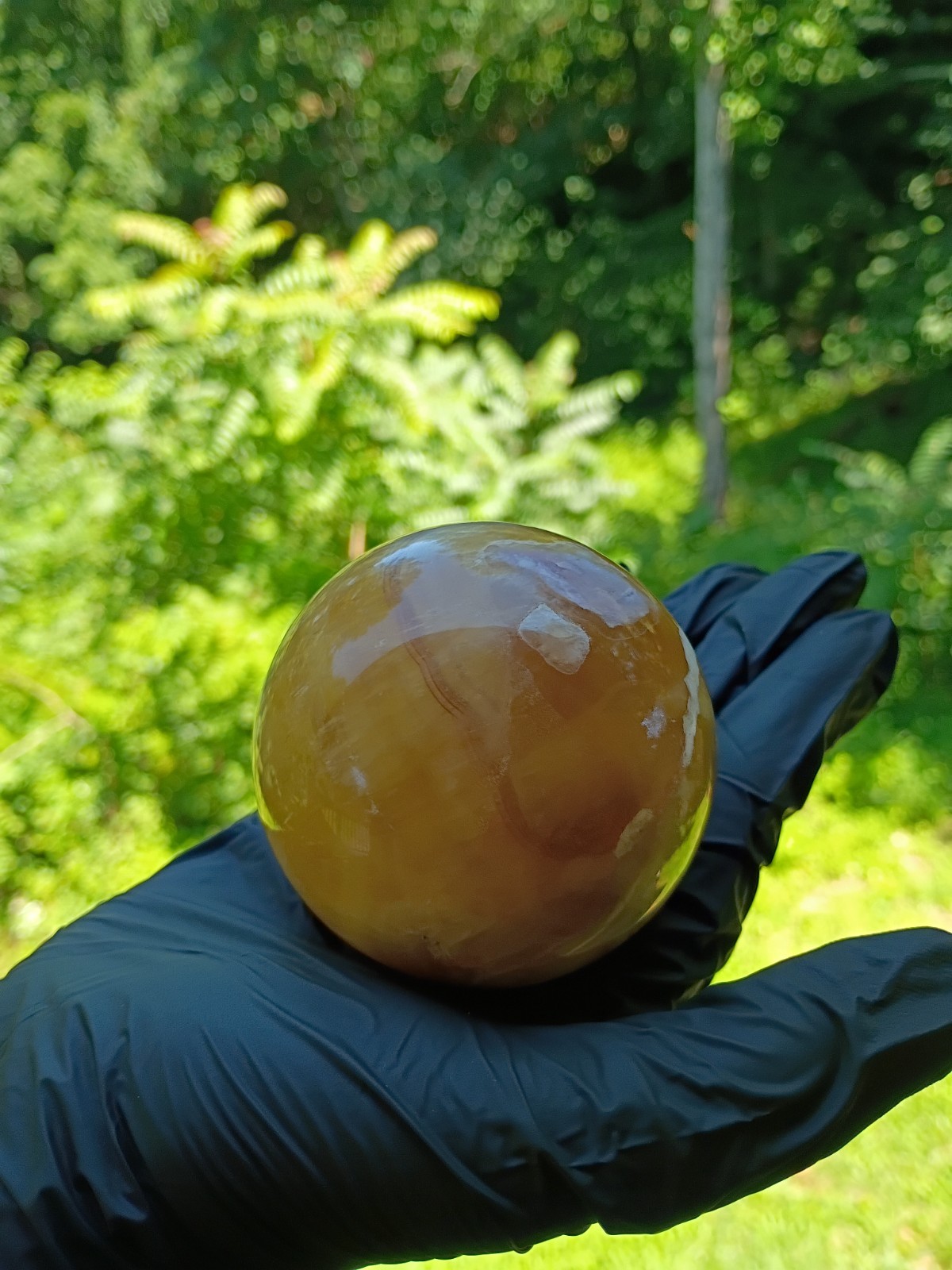 2lbs Golden Healer Crystal Sphere
