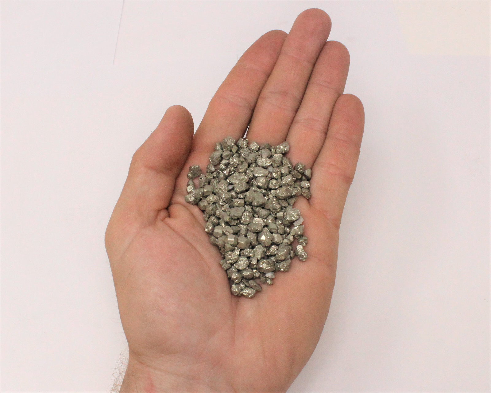 Pyrite Semi Tumbled Rough Gemstone Mini Chips 4 – 10 mm (Wholesale Pyrite Chips)