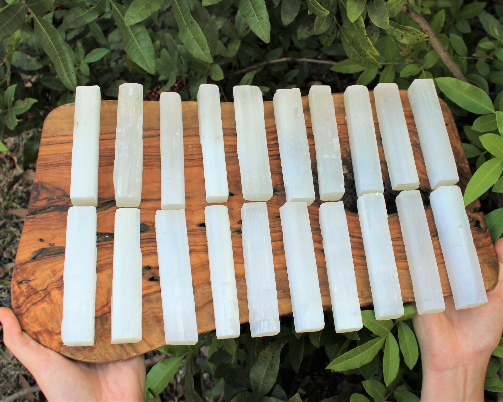 4″ Selenite Sticks Wholesale Bulk Lot: Choose oz or lbs (Chunky Wands Crystals)