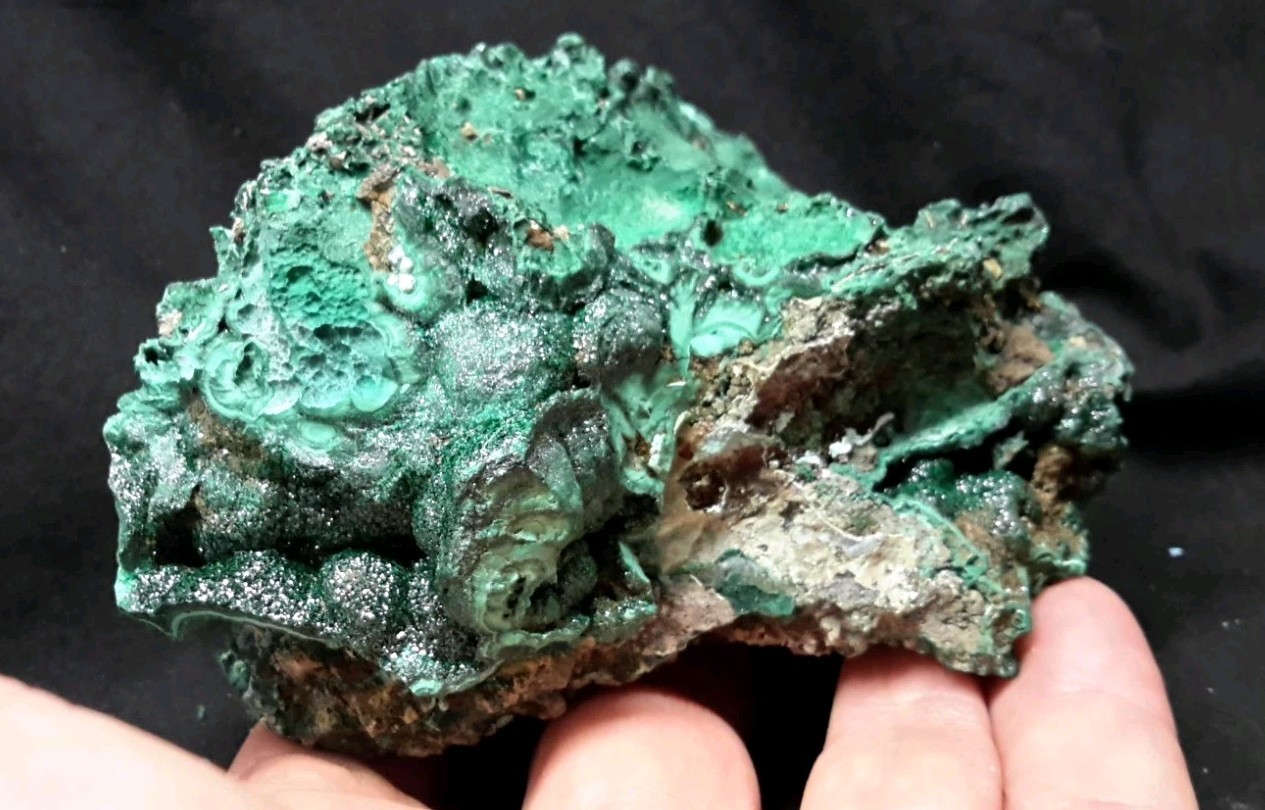 4″ MALACHITE Specimen from Katanga, Democratic Republic of the Congo