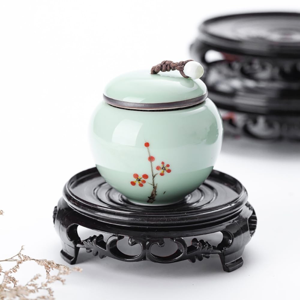7 Inch Round Vase Planter Display Stand Handmade Oriental Home Decoration Bas…