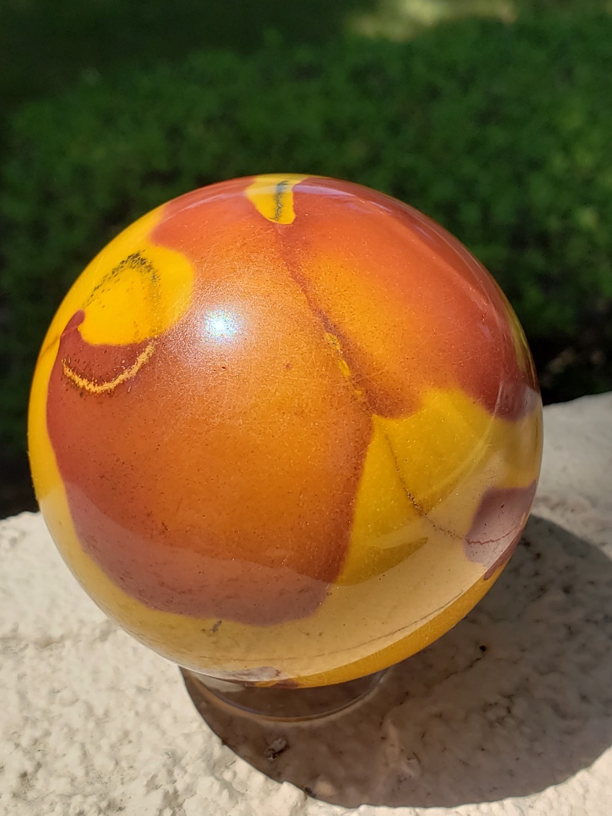 2.5″ Mookaite Jasper Crystal Sphere Ball Orb, 341g or 12 oz